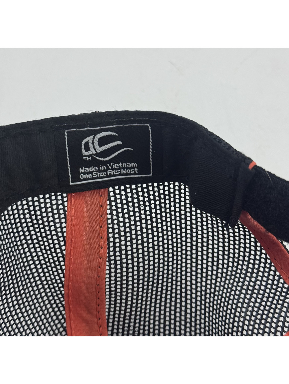 Keystone Raceway Hat Mesh Trucker Flame Embroidered OC Sports Red Black OSFM - Picture 7 of 7